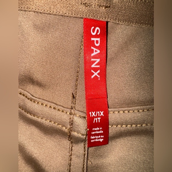 SPANX plus size women’s pants. Size 1X. Toffee color. NWT - Picture 12 of 16